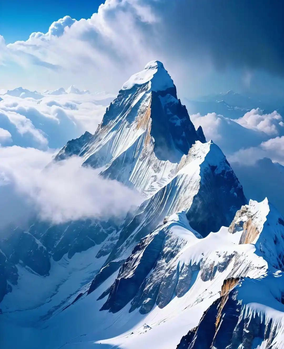 中国的五座高山，缺一不可，第一高山:珠穆朗玛峰‌，海拔8848.86米