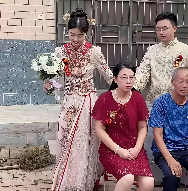 新娘要不就换个人嫁了吧，你看看这一家人都不太高兴