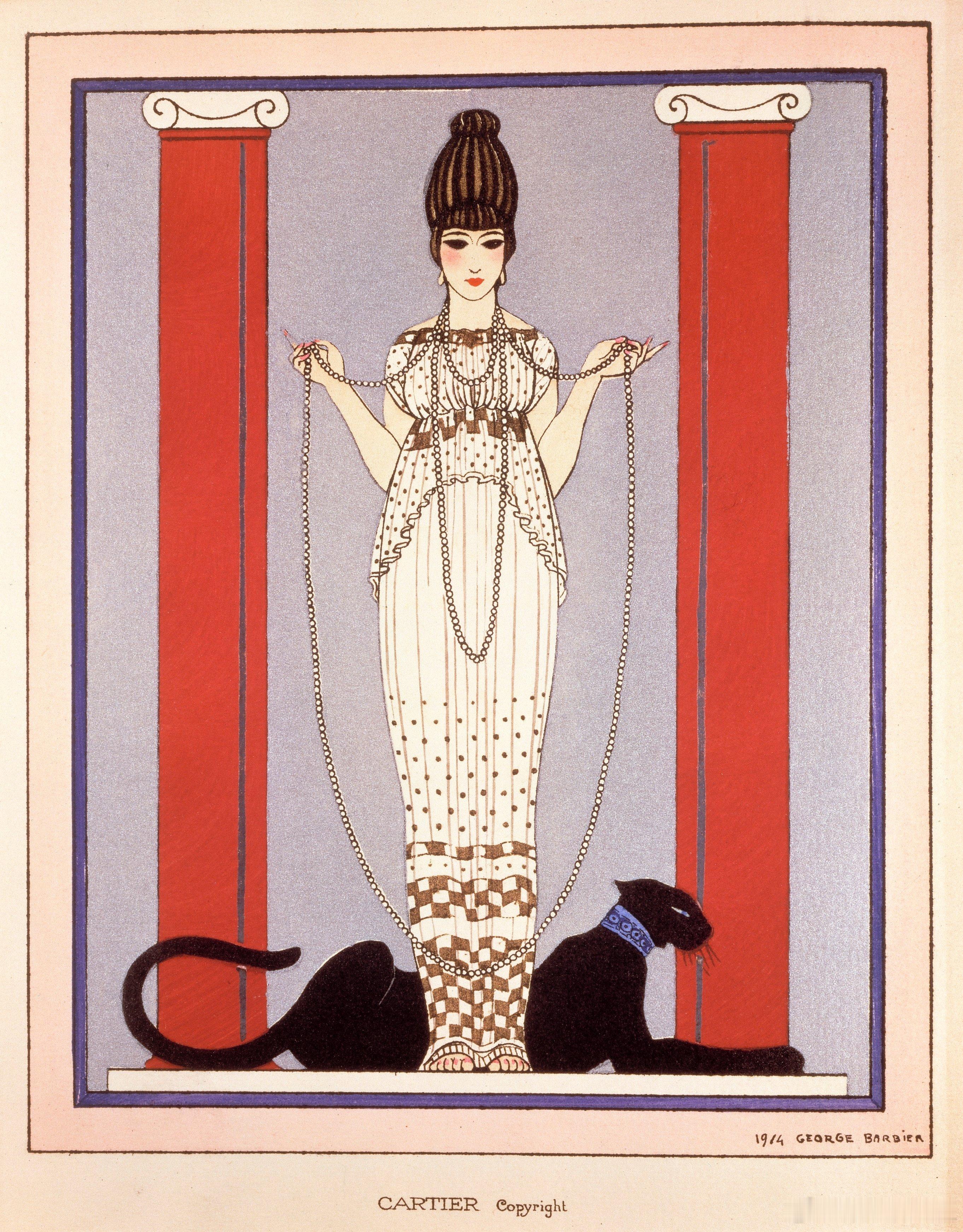 西洋历史文化鱼缸法国著名插画家乔治·巴比尔（GeorgeBarbier，18