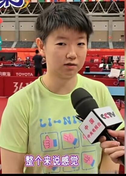 莎莎在日本进行适应性训练，在训练休息间隙还接受了央妈的采访。莎莎说自己整个人