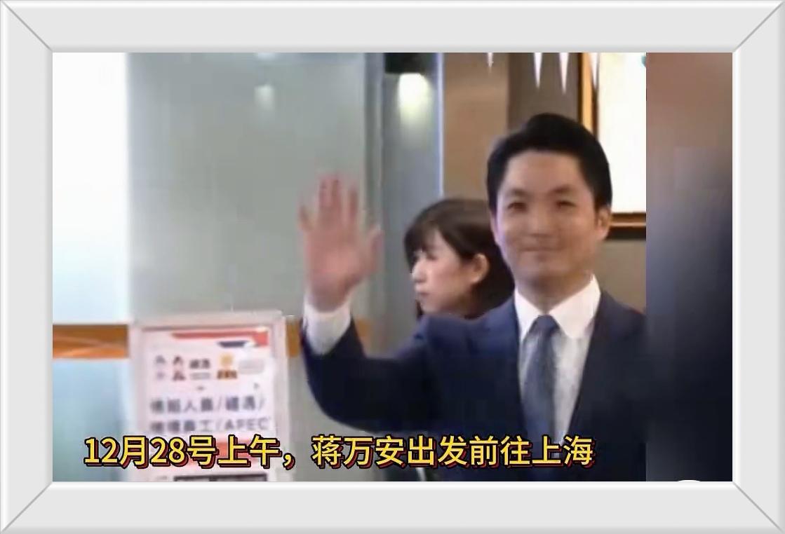 蒋介石的曾孙蒋万安仪表不凡，以台北市长身份参加上海双城论坛，28号当天来回不住大
