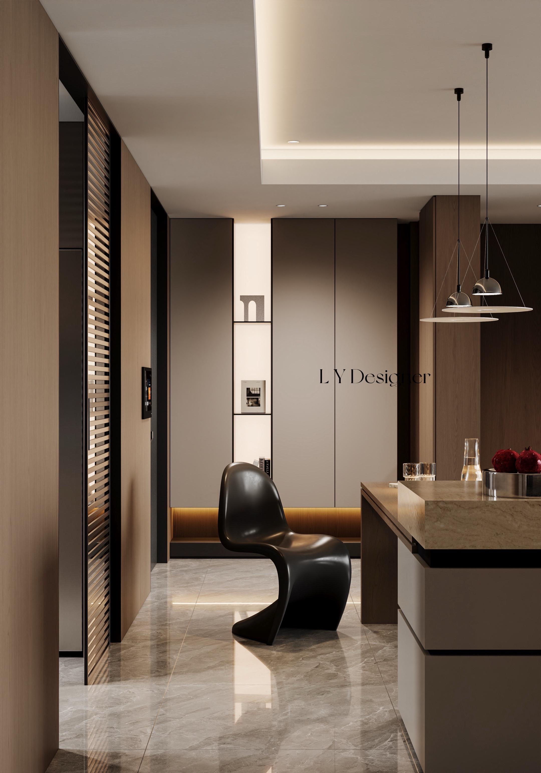 • 𝑳𝒀 𝑫𝑬𝑺𝑰𝑮𝑵 95平 广东设计 1 、空间布...