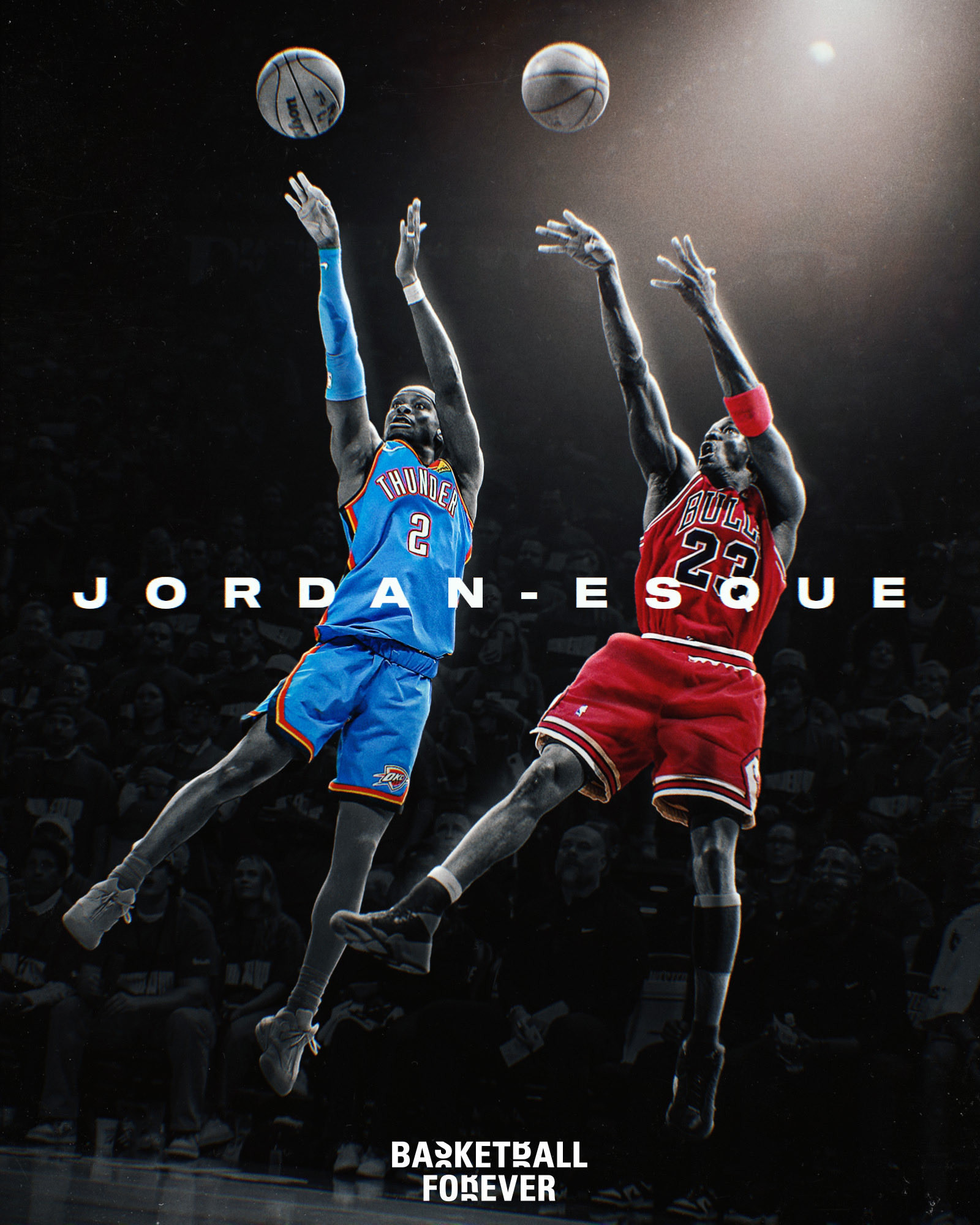 老詹表示SGA的效率和乔丹一个级别：“每次看到数据统计，你会看到他得了38分，1