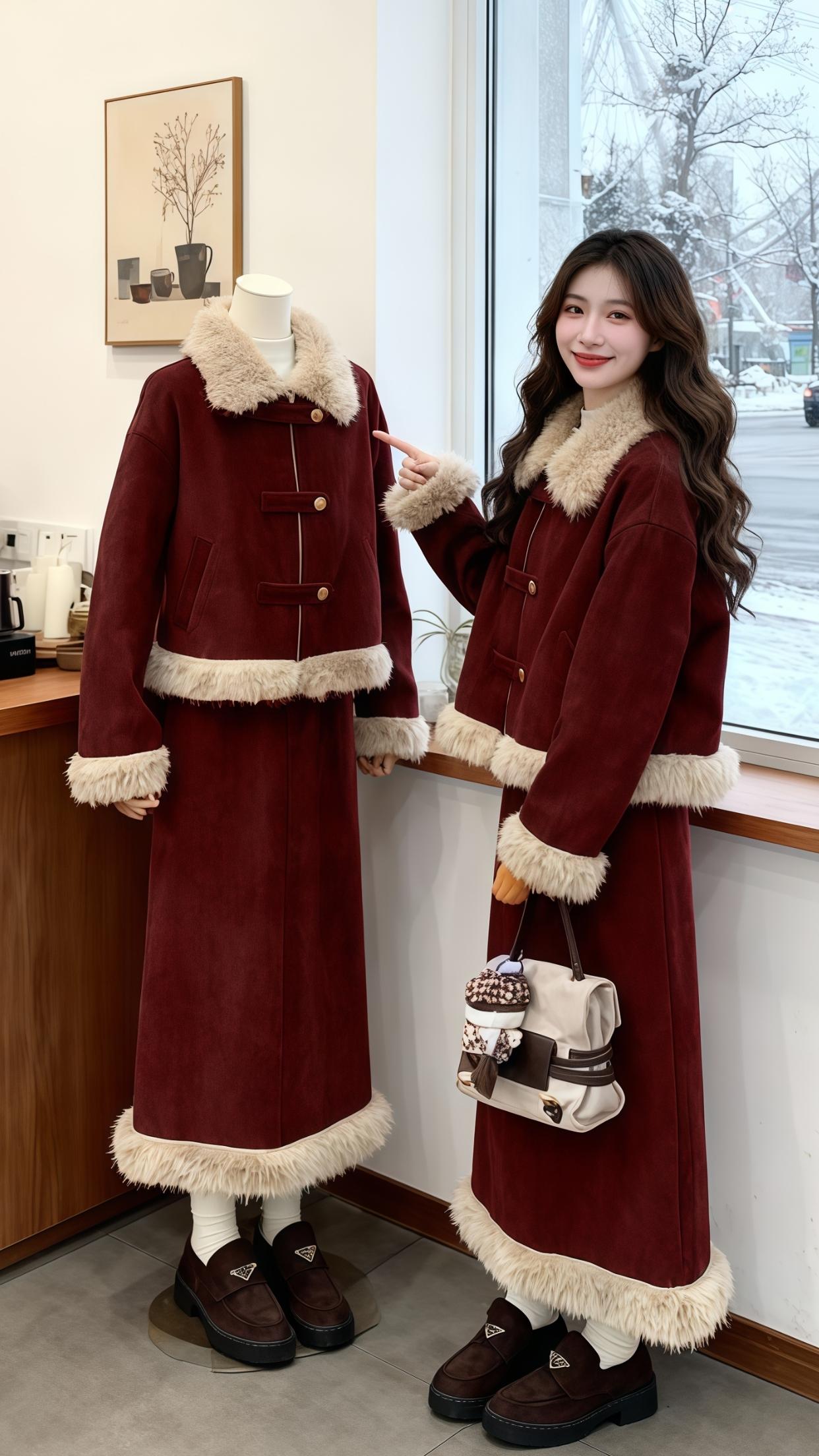 女神穿搭高级穿搭小个子穿搭名媛气质秋冬穿搭