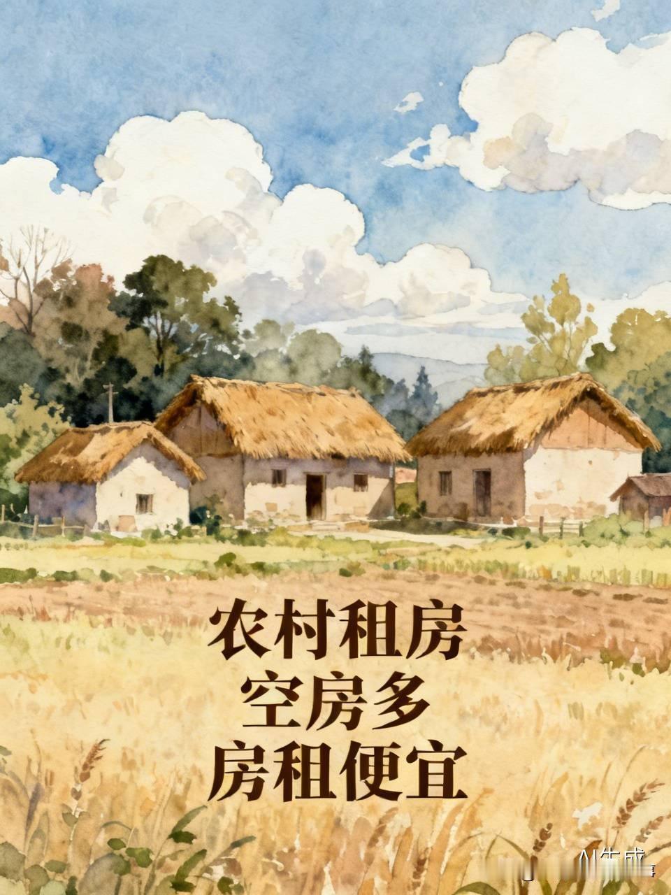 我拒绝和老公闹分居的表姐来家里住，表姐毅然决然的出去租房子住了。在农村，空房子