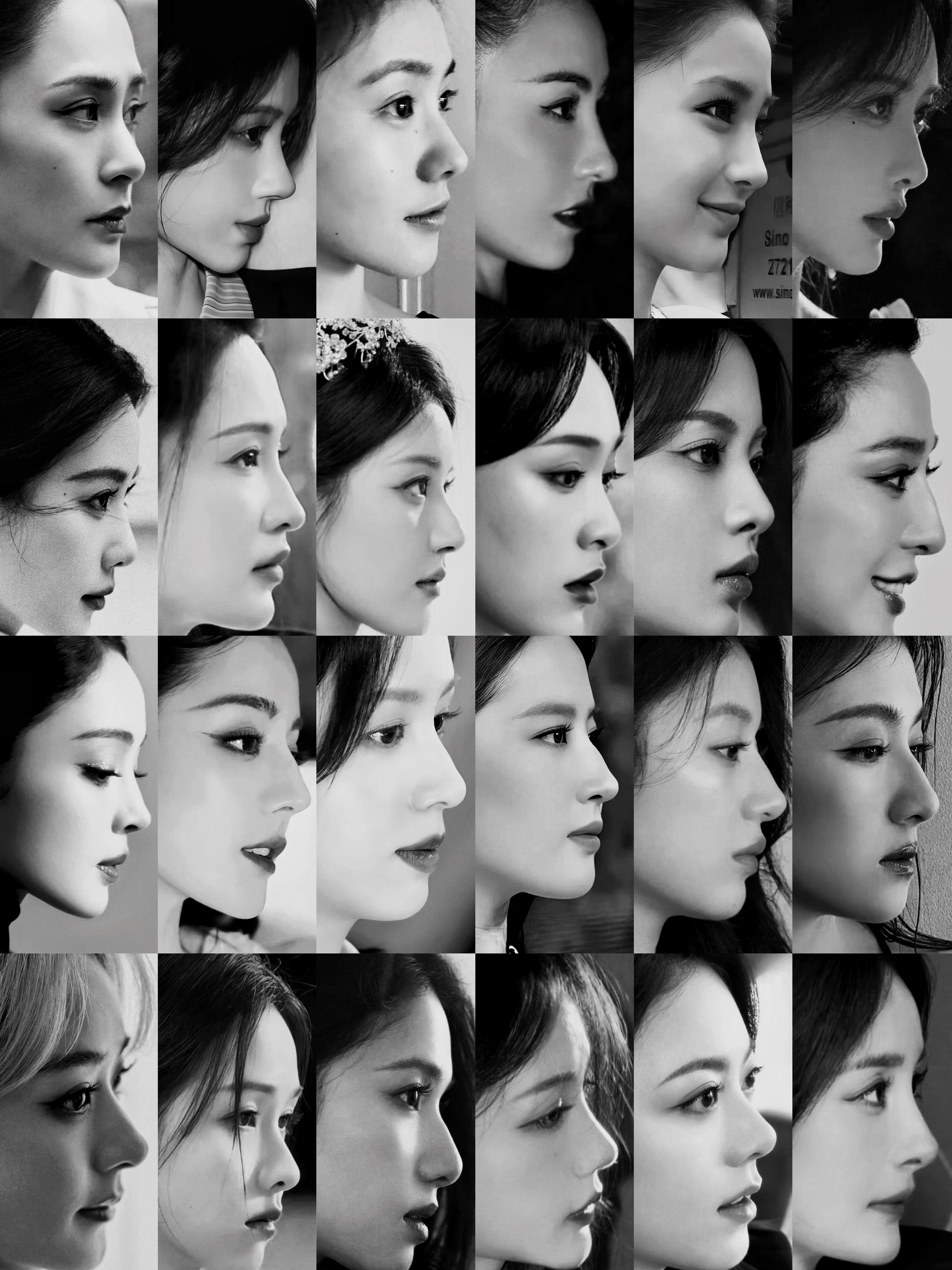 有些人一看就是大明星很普通人真的有壁，侧脸流畅度好好，全是高鼻梁迪丽热巴｜刘浩存