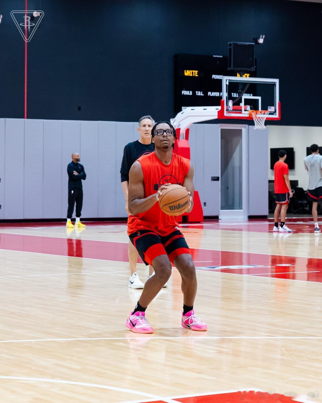 火箭新秀们一起训练📸小谢是不是壮了？休斯顿火箭nba吐槽大会休斯顿火箭