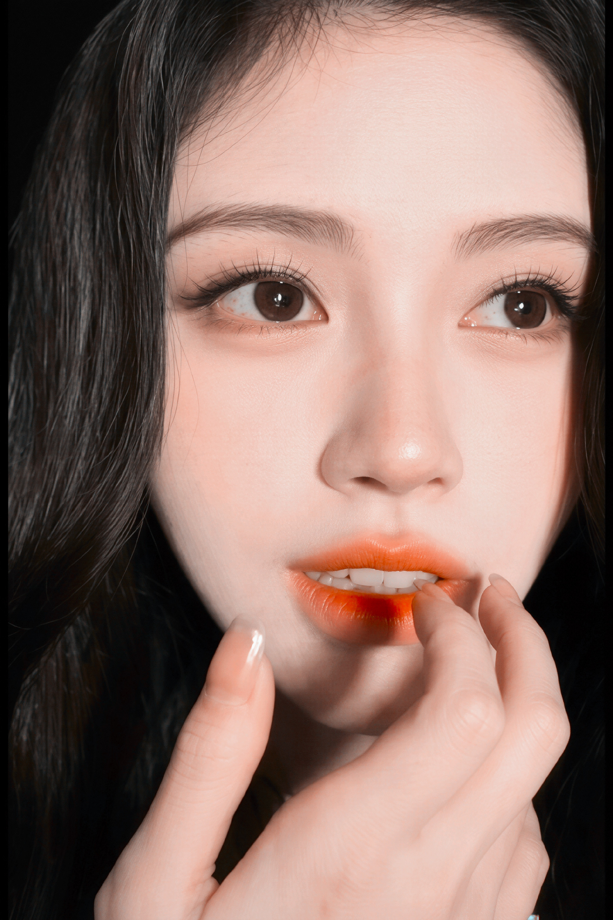 鞠婧祎×被放大版的美貌🎧🖤​​​