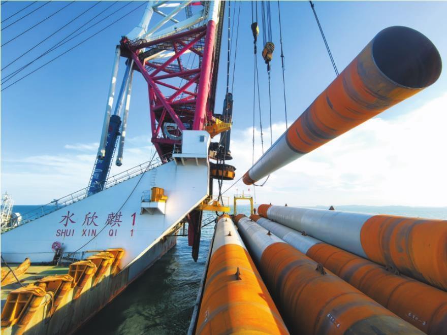 大连长海大桥关键节点贯通