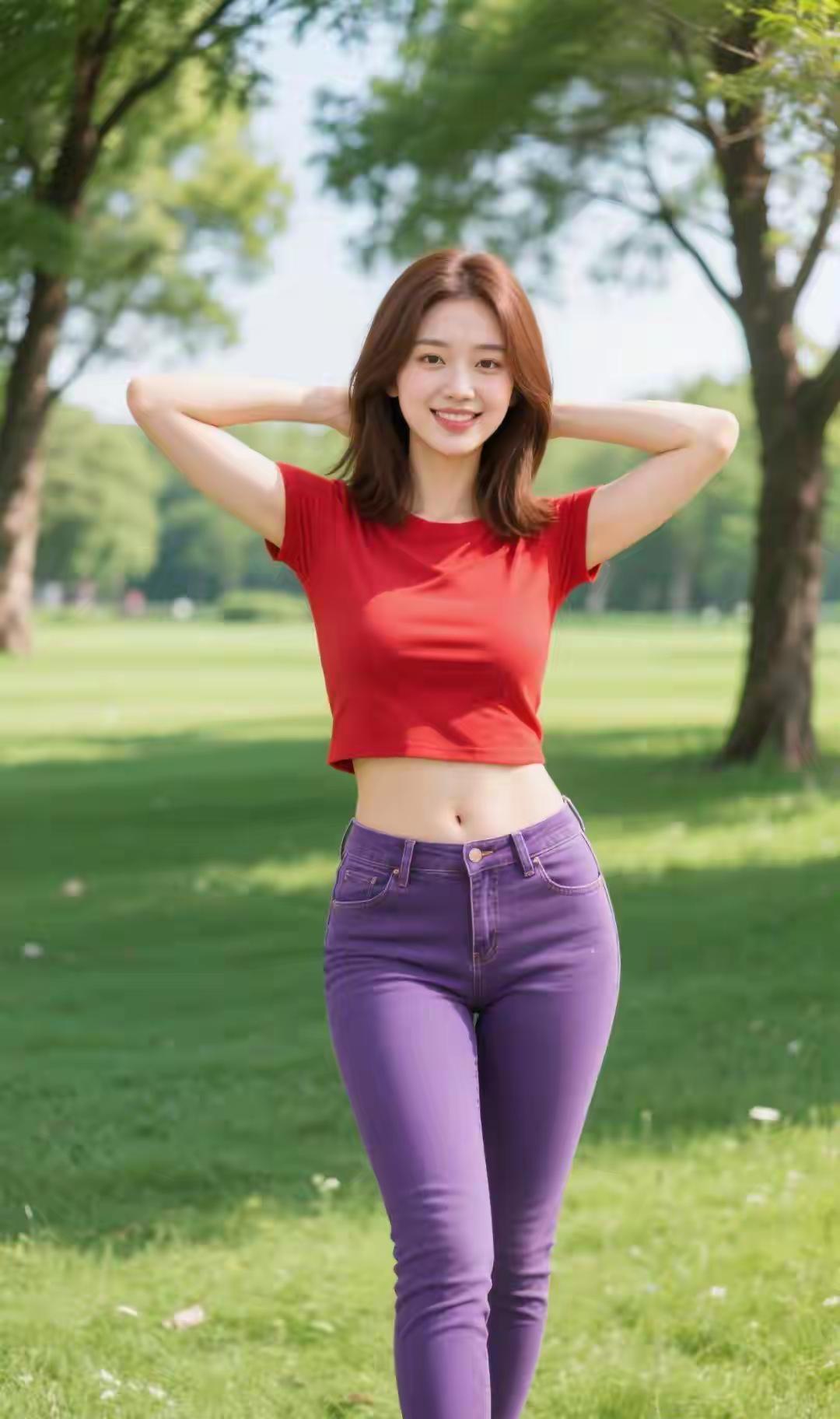 美女如花