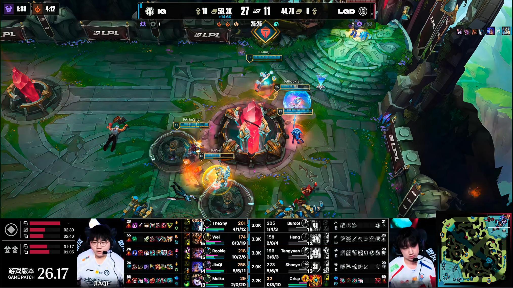 IG2-0LGDBP爆了~卢米再次出现没打过云璐的情况！AD的极致gap！估