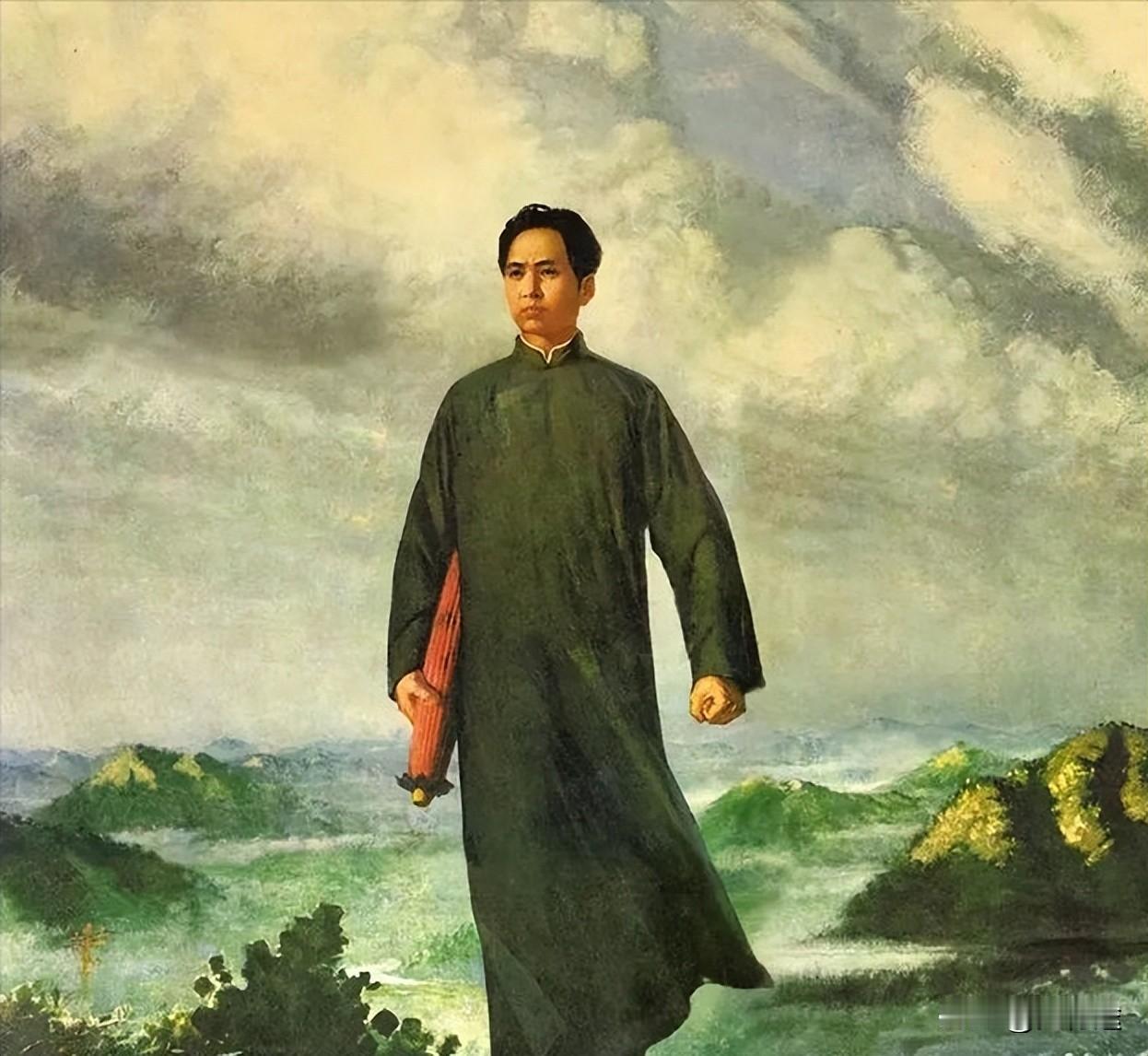 伟人毛泽东，朱德，周恩来将一个崭新的共和国屹立于世界的东方，英明领袖华国锋，承前