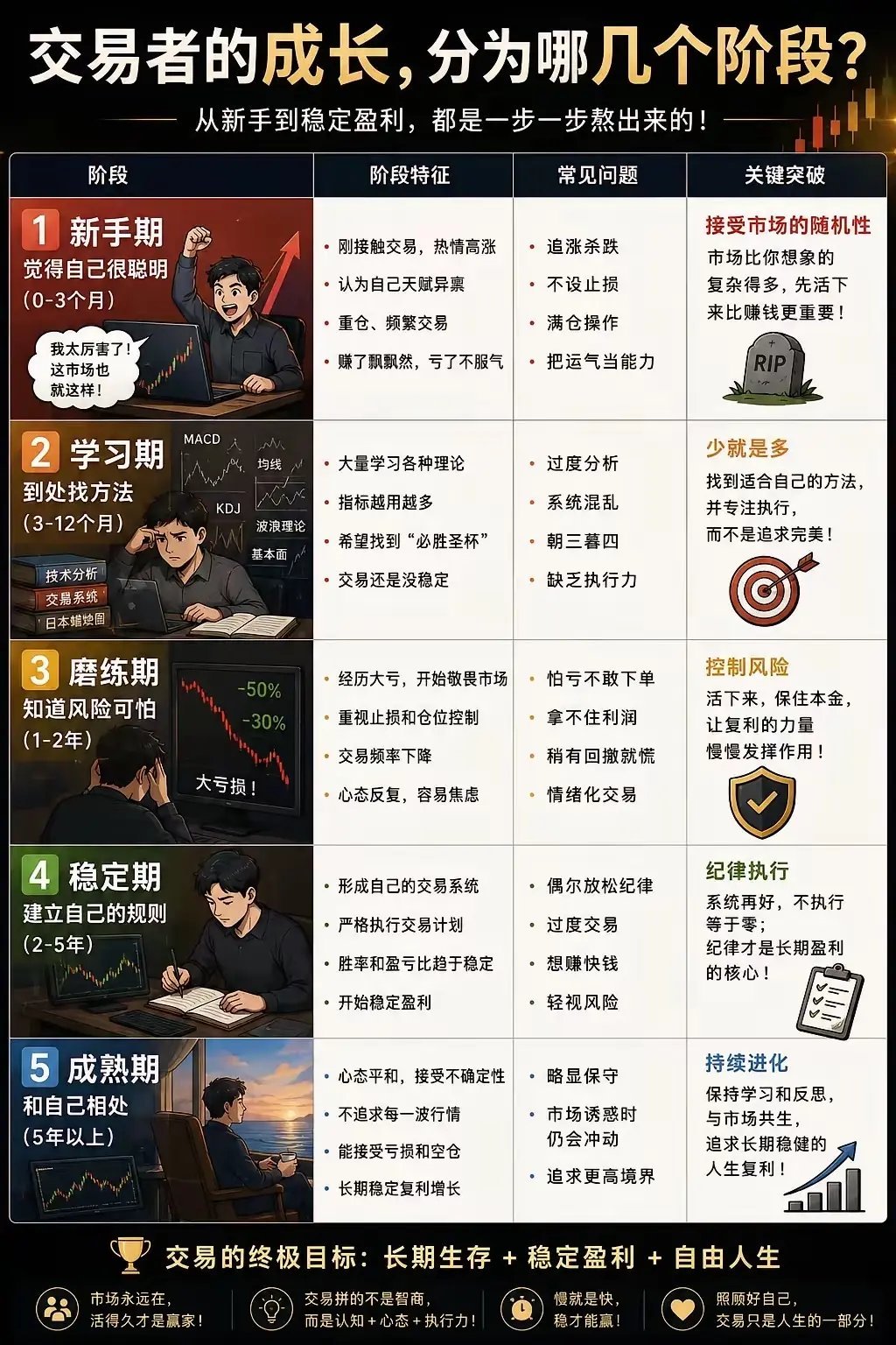 交易者的时间成长路径，你到哪一层了？