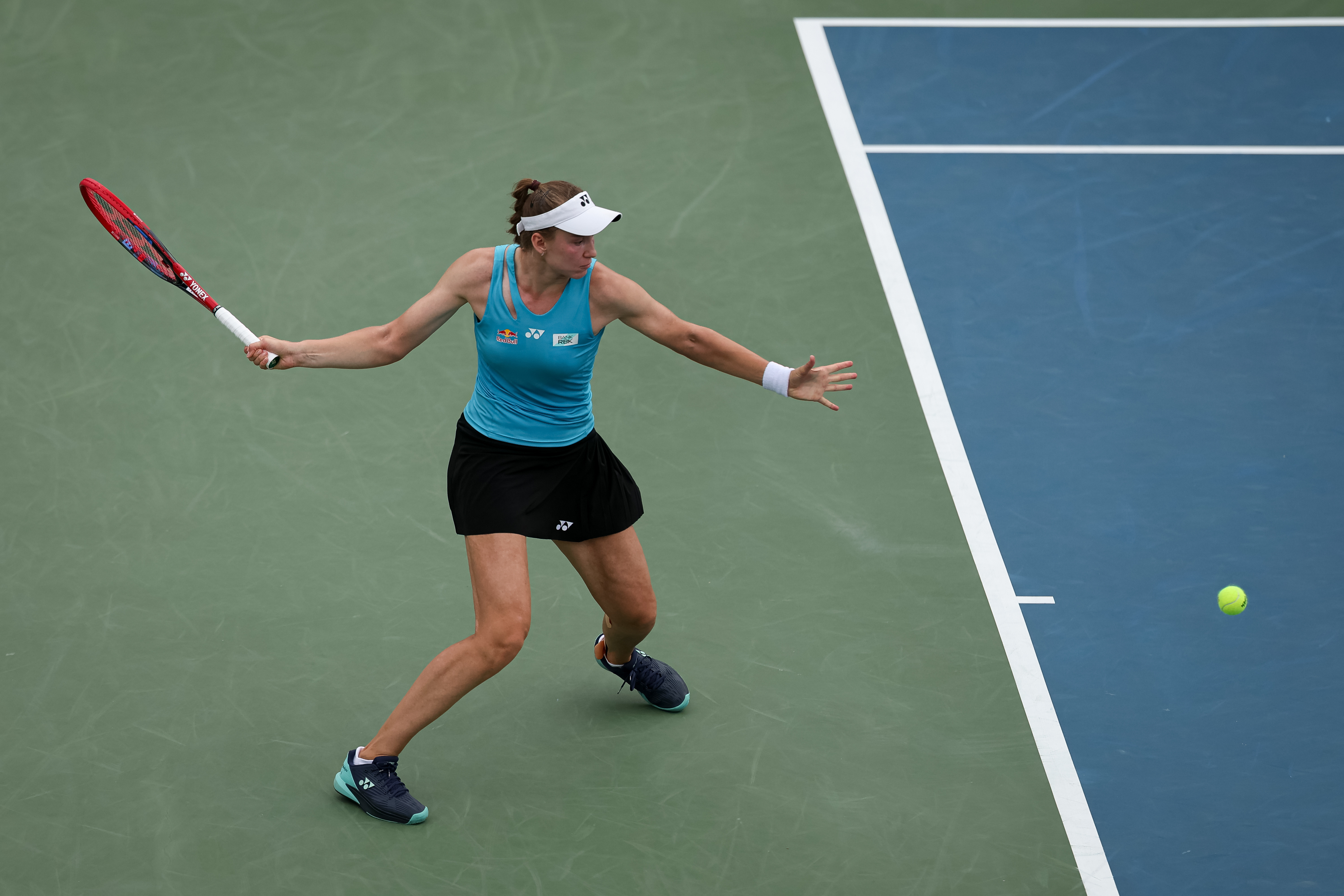 WTA1000蒙特利尔站第二轮，9号种子莱巴金娜以6-46-3击败巴普蒂斯特，