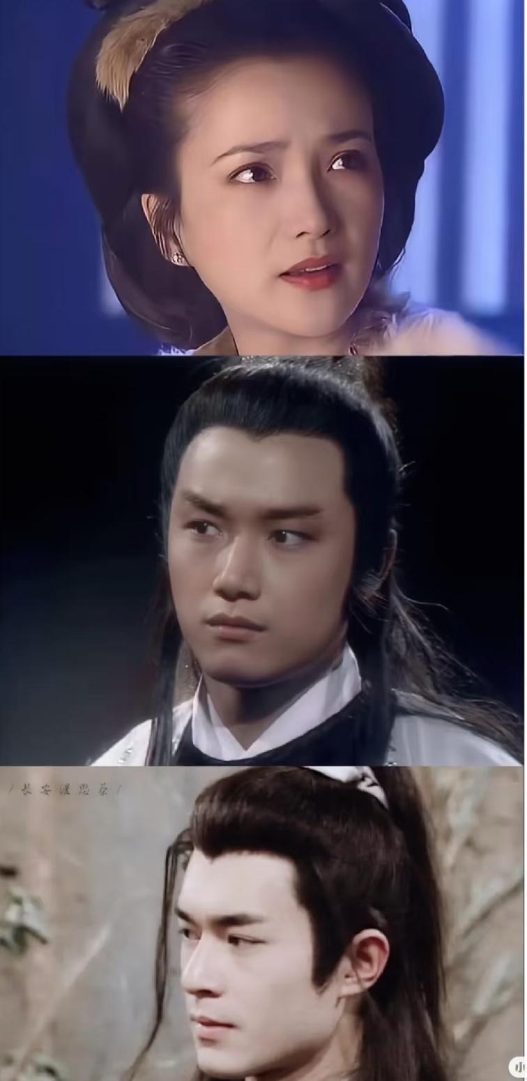 这张图完全印证了，基因遗传美貌一再创新高啊，金庸武侠里母亲包惜弱儿子杨康孙子
