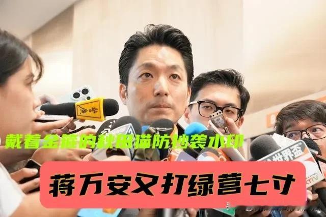 蒋万安怒批毒油事件，矛头指向绿营最高层？吴子嘉猛赞：蒋市长这一招，会让绿营支持者