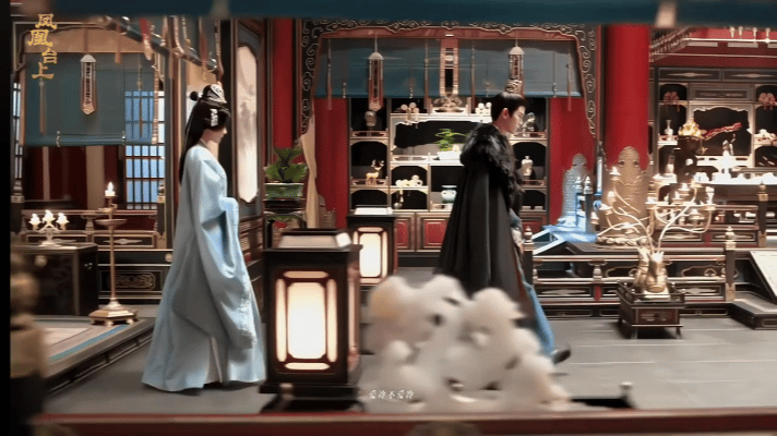 任嘉伦饰演的萧焕，古装仪态真的配得上“天潢贵胄，龙章凤姿”！这段一镜到底的长镜头