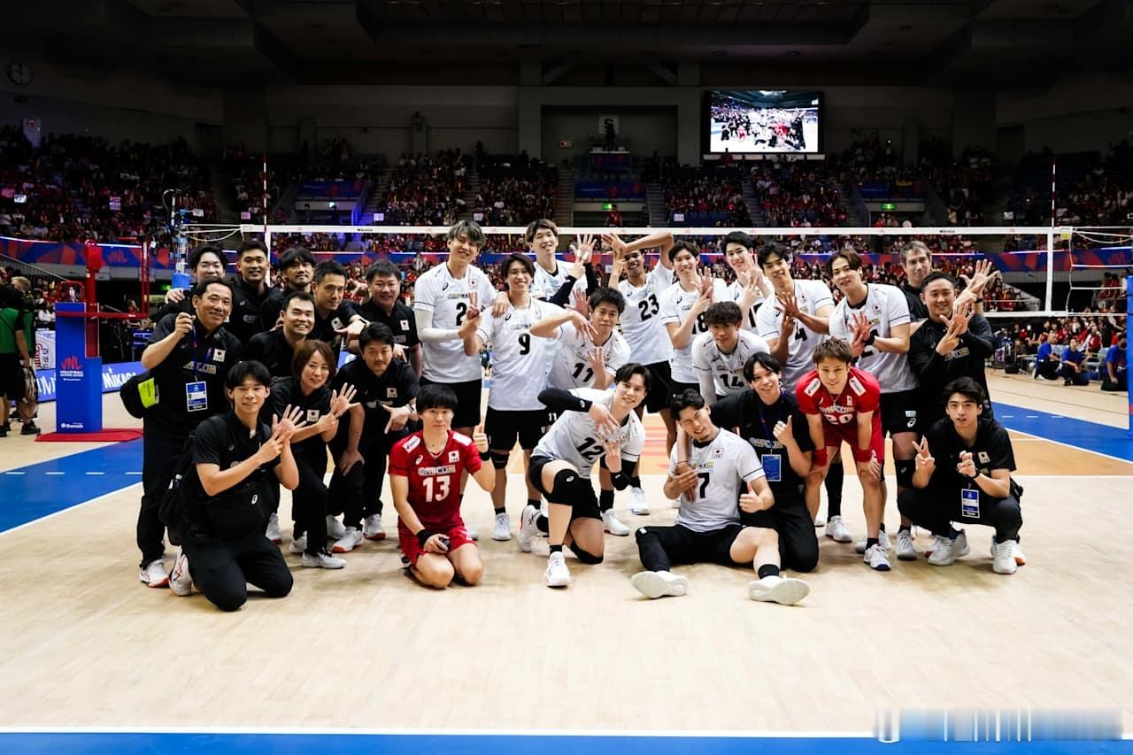 2025世界男排联赛⚪️🔴24年VNL亚军-日本男排冲击4强失败，最终位列