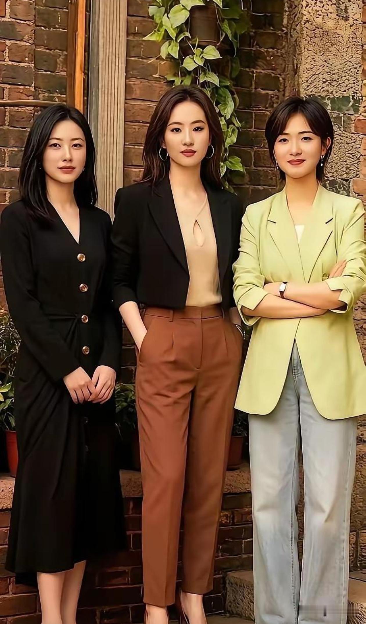 他们两个感觉跟刘亦菲气质都相上下了