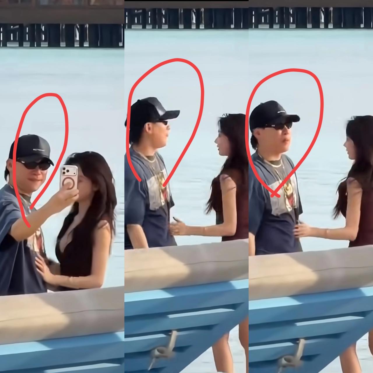 胡彦斌被亲了之后，好像一点都不开心啊？你看他这个表情也太耐人寻味了吧？本