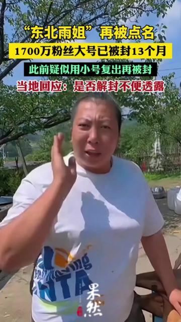东北雨姐这波小号复出，咋跟咱巷口卖煎饼的阿姨一模一样？1700万粉的大号