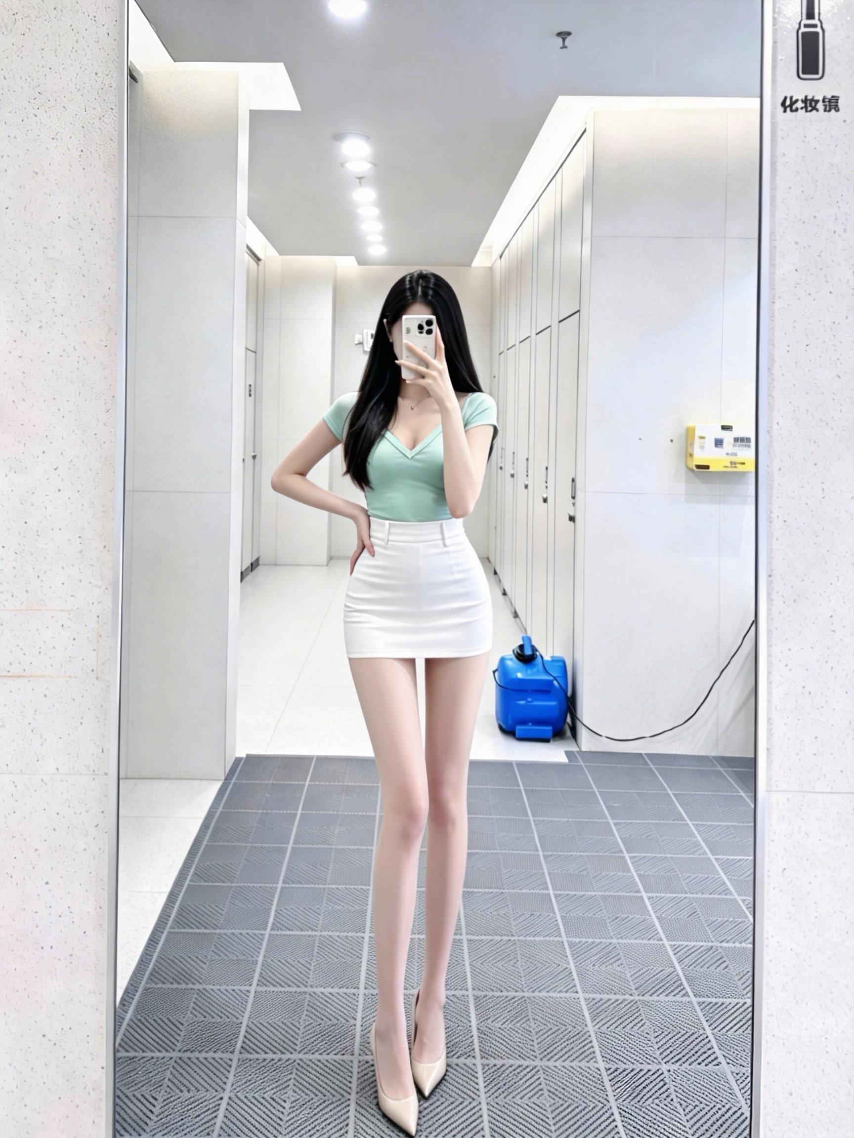 美肤袜 大白腿 辣妹拍照姿势 a4腰