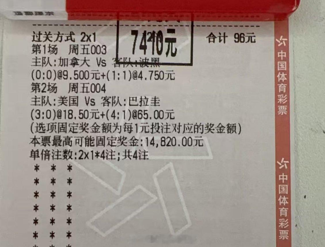 世界杯头一次中这个300蓓的笔分，这届美加墨世界杯就是陈哥的福地