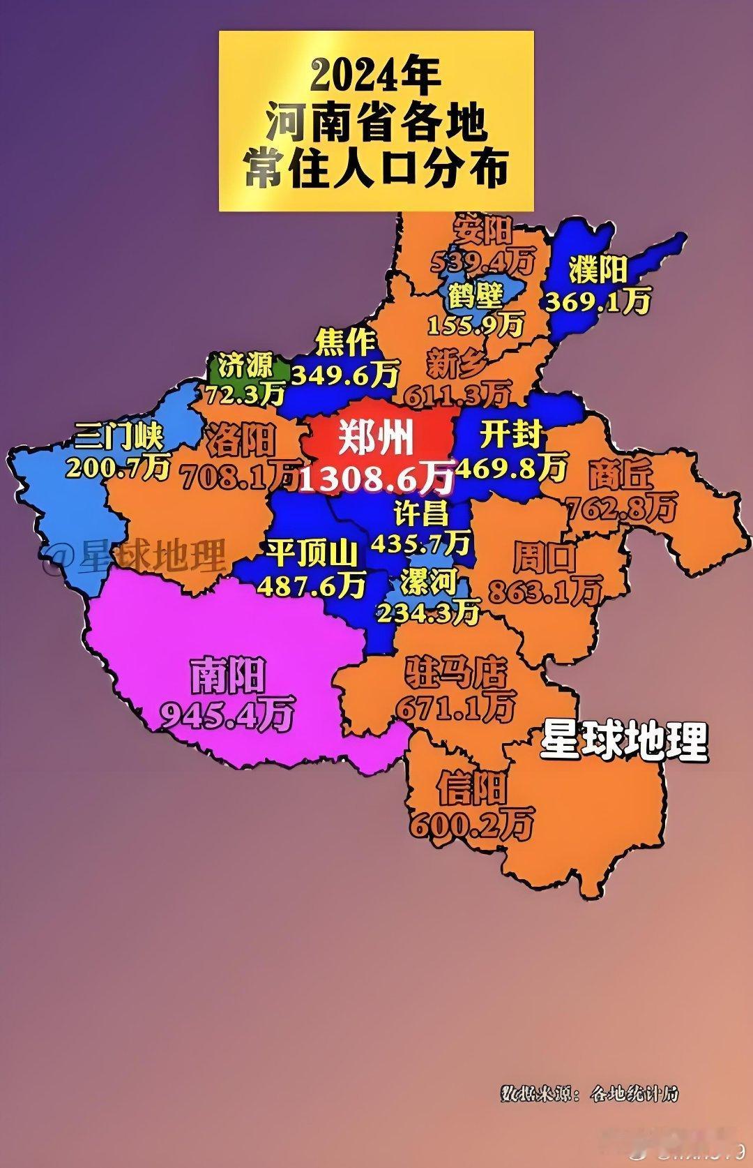 河南省户籍人口超百万的区县周口（7个）：太康县166.03万、淮阳区149.72万、鹿邑县139.1
