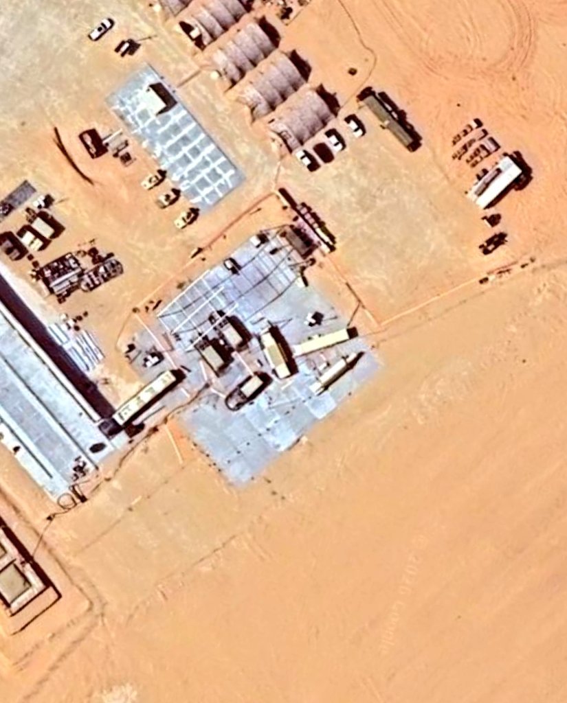 🔻沙特阿拉伯苏丹王子空军基地，最新卫星图证实，THAAD萨德系统被击中。🔻我