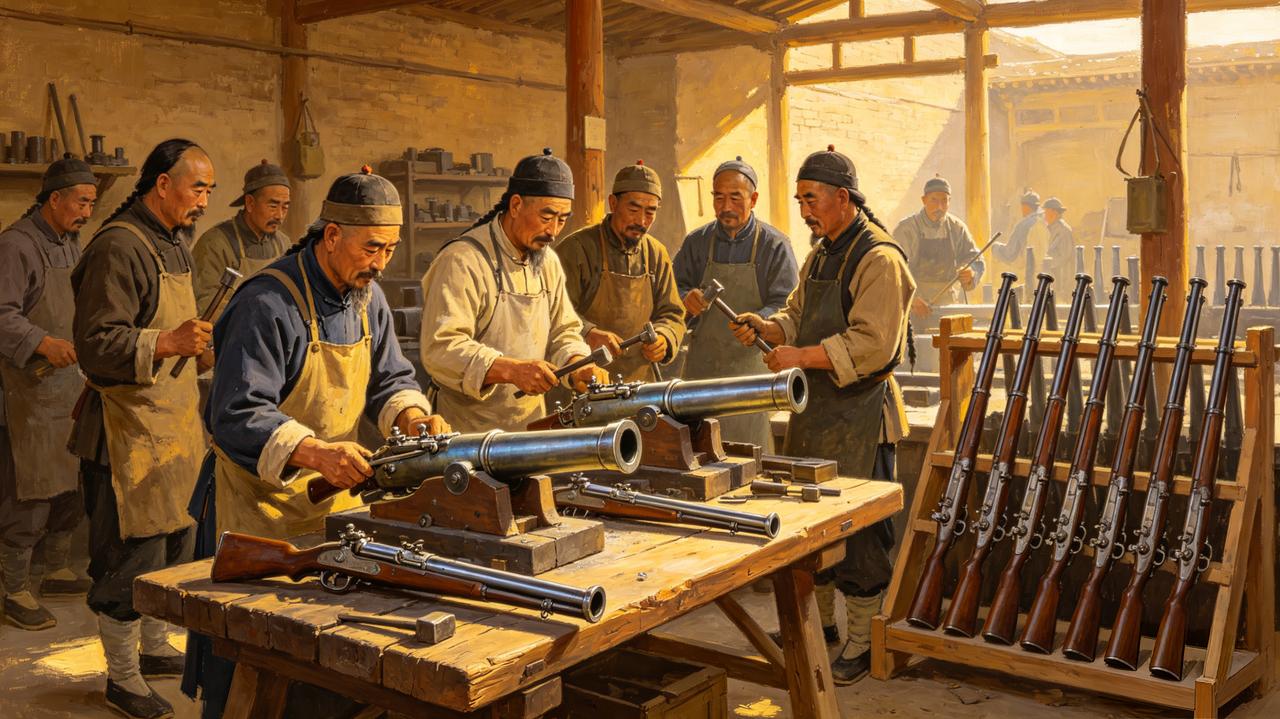 左宗棠收复新疆的军工遗憾：早已造得出加特林，却没能传承百年收复新疆时期，晚清