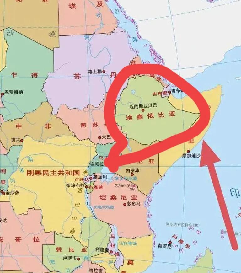 埃塞俄比亚是非洲发展最快的国家，2022年的时候，埃塞俄比亚GDP总量还只有11