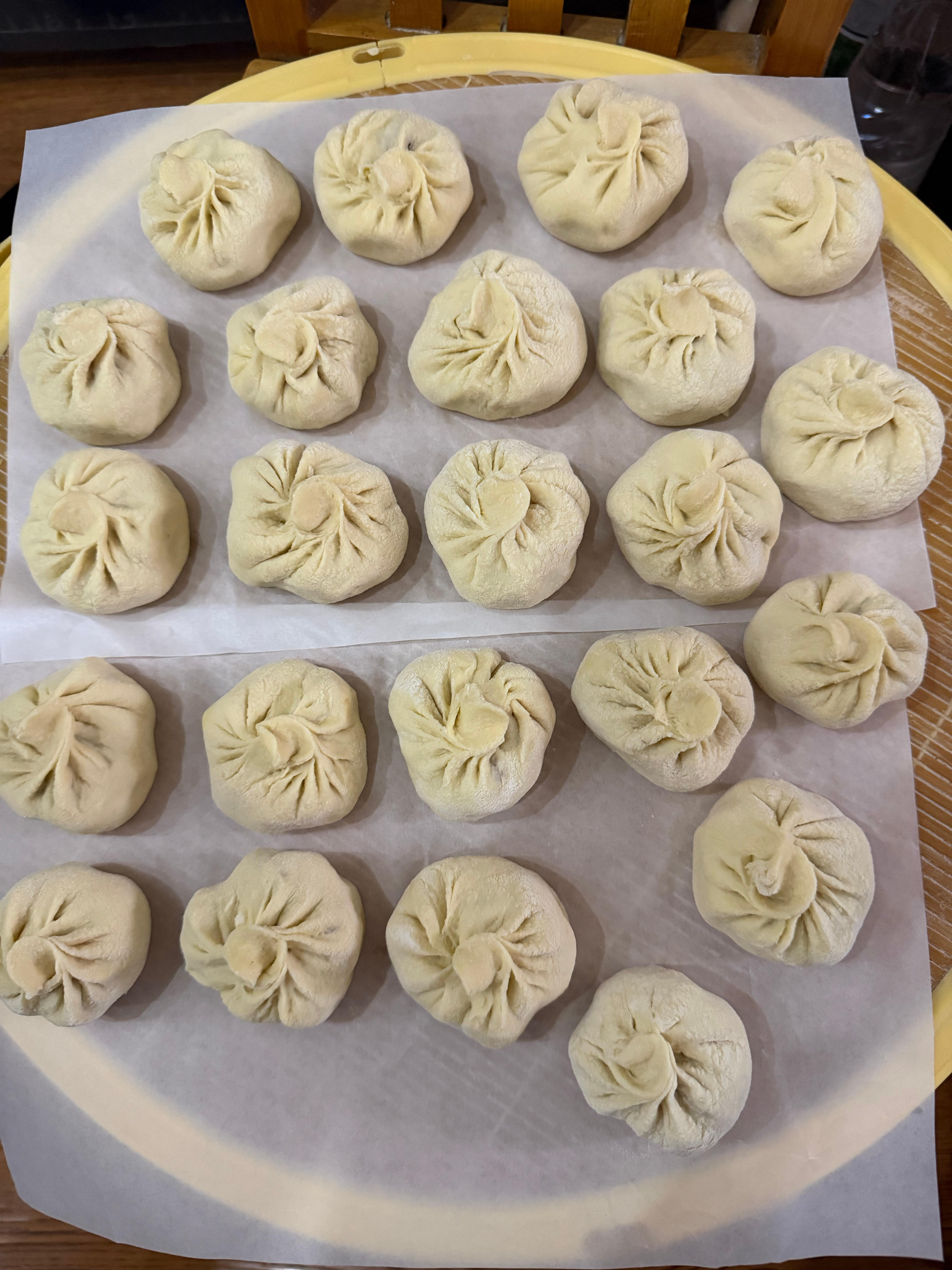 老妈蒸的肉包子最香[爱心]​​​