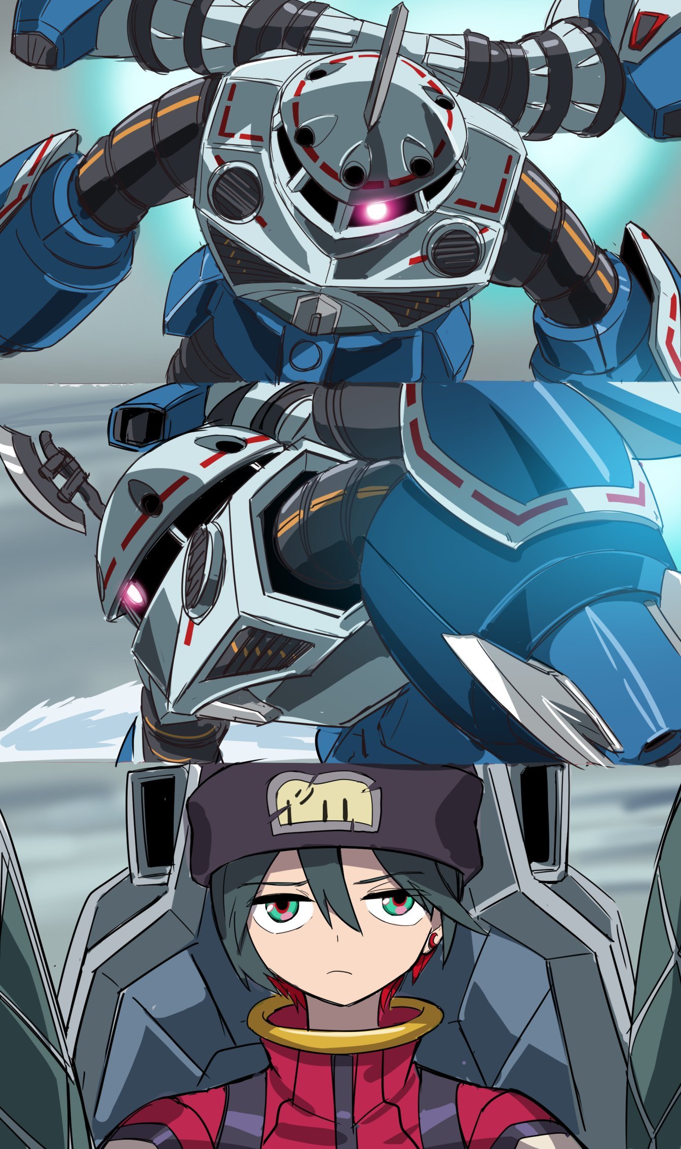 『机动战士GUNDAMGQuuuuuuX』完结贺图PART15高达跨时之战​