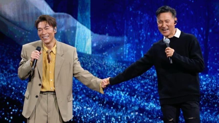 自己的演唱会，请来的嘉宾把自己的词都唱完了——这种&34;幸福的烦恼&34;，大概也就许志安能遇上。