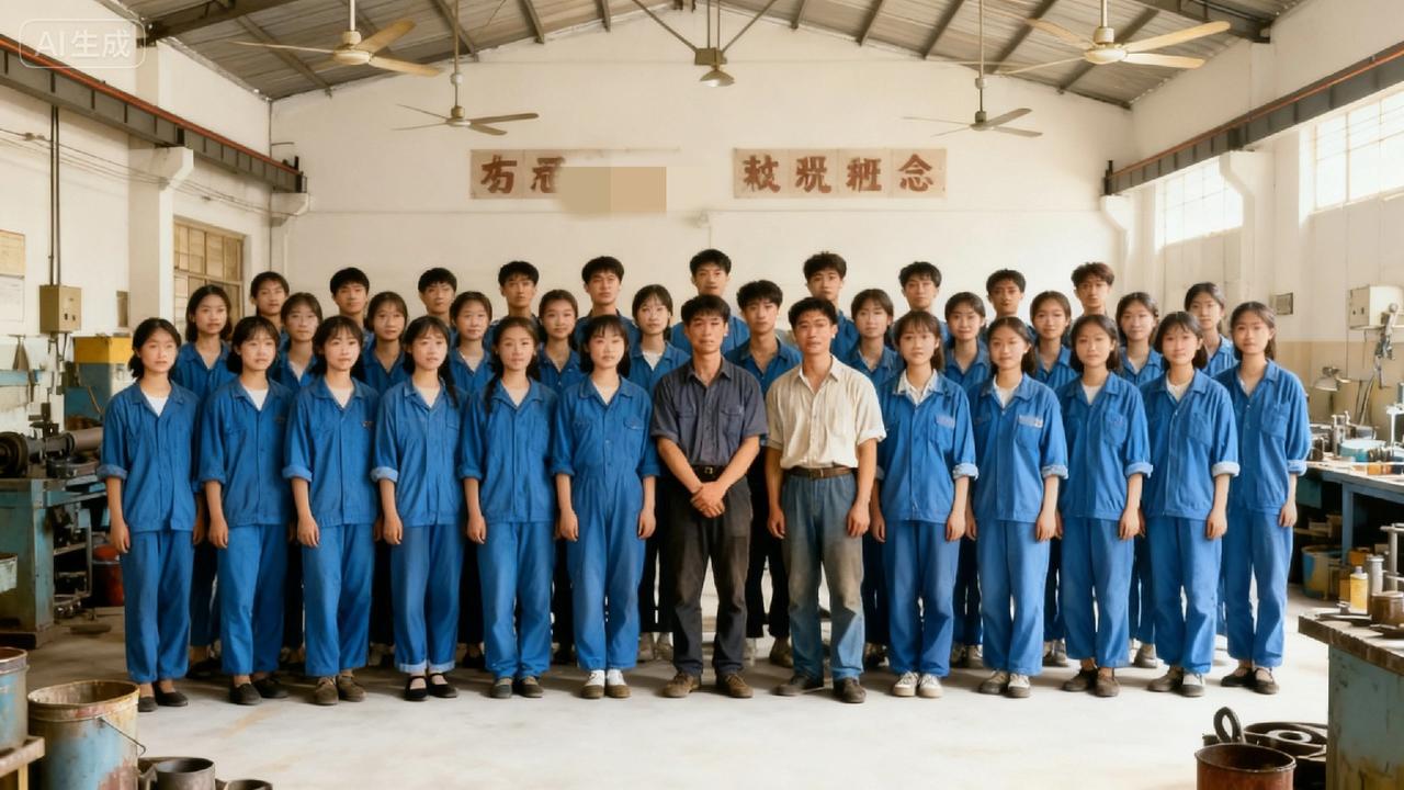 三十年前，我进了一家几乎全是少女的工厂，非常庆幸，否则，我现在可能还是光棍。那