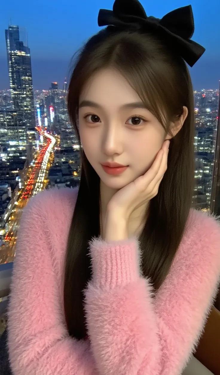 夜晚的都市风光~夜景气质少女