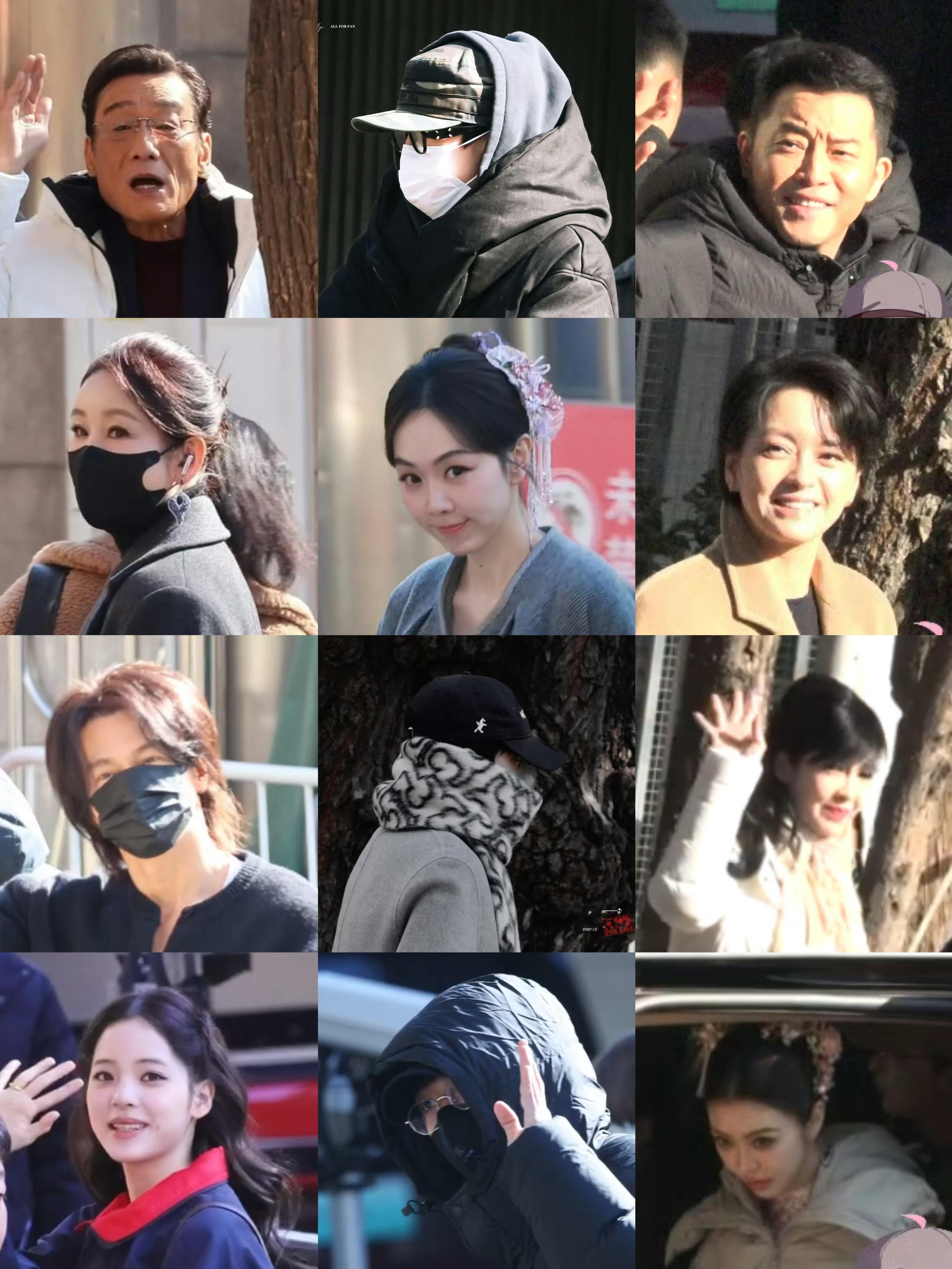 出席春晚第四次彩排的明星……