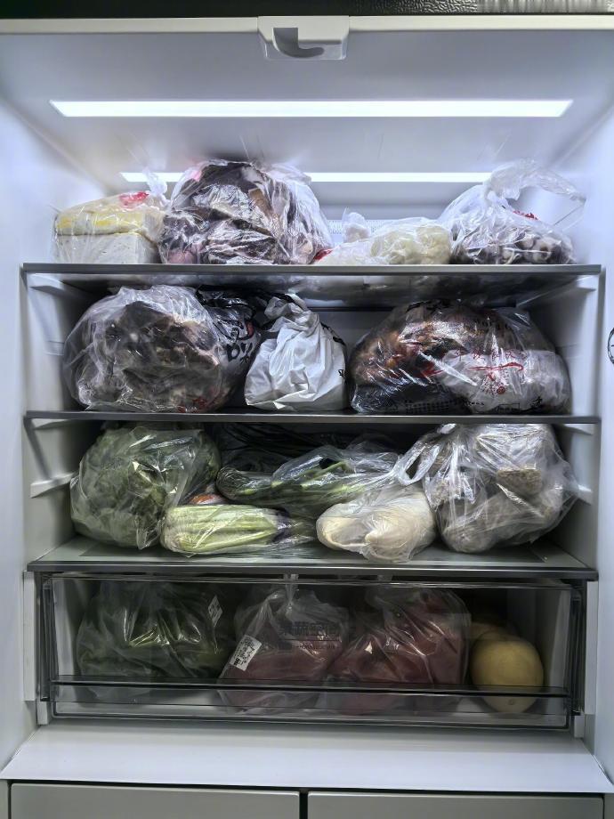 爸妈来后冰箱都变老了