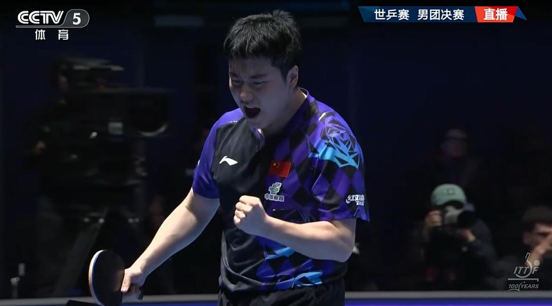 让二追三的神，梁靖崑0-2落后连扳三局3-2逆转打崩张本智和！在今晚进行的2