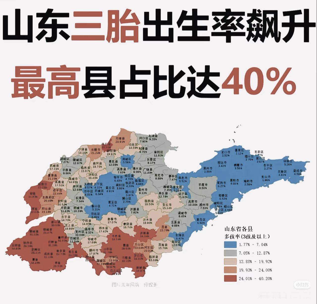 山东三孩率最高县破40%！鲁南鲁西鲁西南是主力！聊城菏泽济宁枣庄临沂怎么越