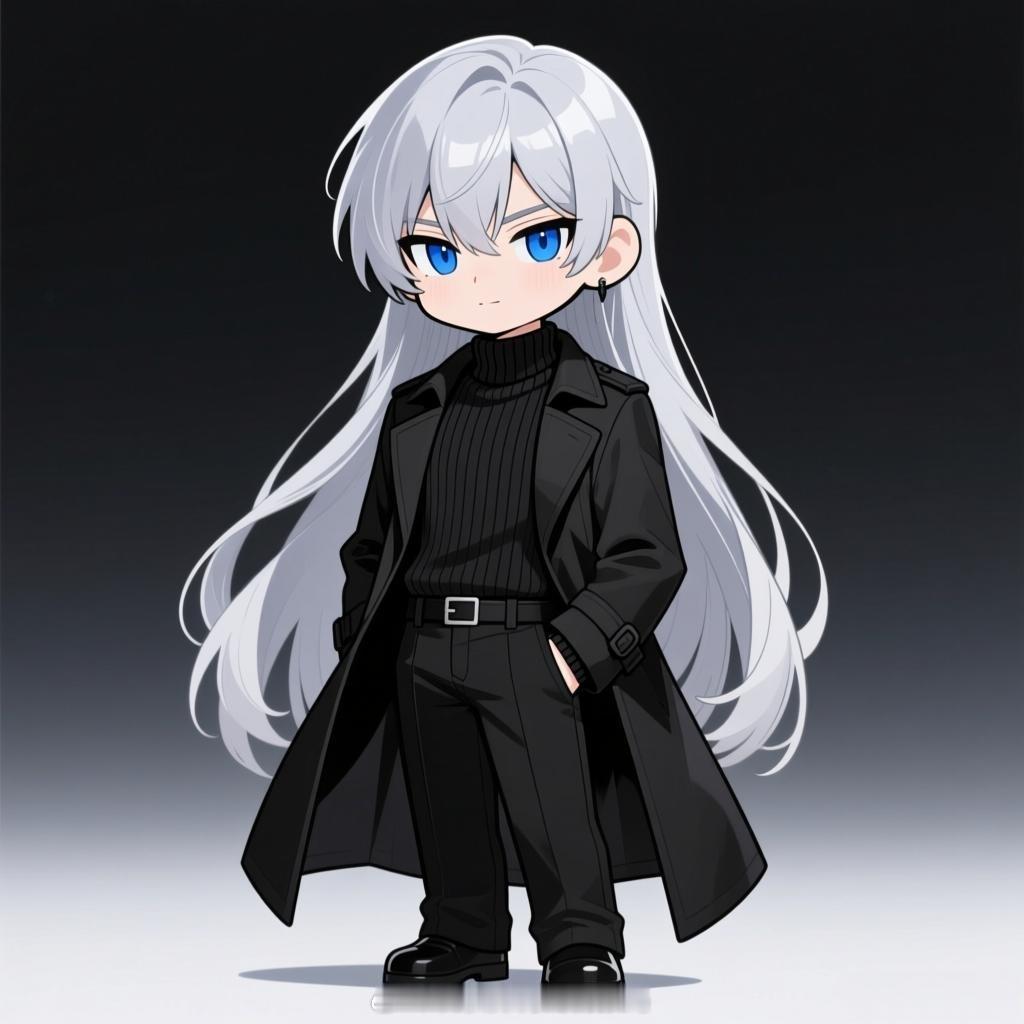 软萌又自带酷感的同人画风Q版琴酒！反差萌[doge][doge][doge]名侦