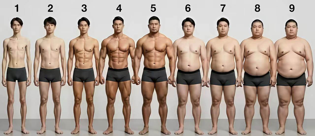 你现在是几号？现在的男人的身材普遍都是6号7号8号9号的居多，想要是3号4号5号