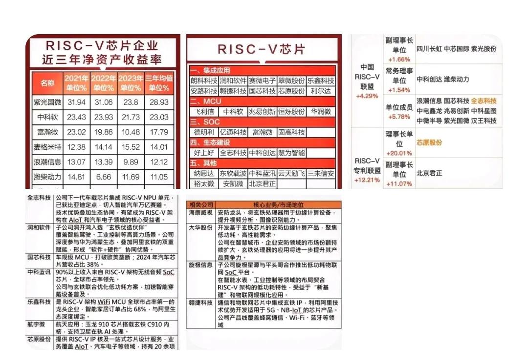 一图梳理国产RISC-V芯片核心公司！RISC-V芯片，就是一种采用特殊指令