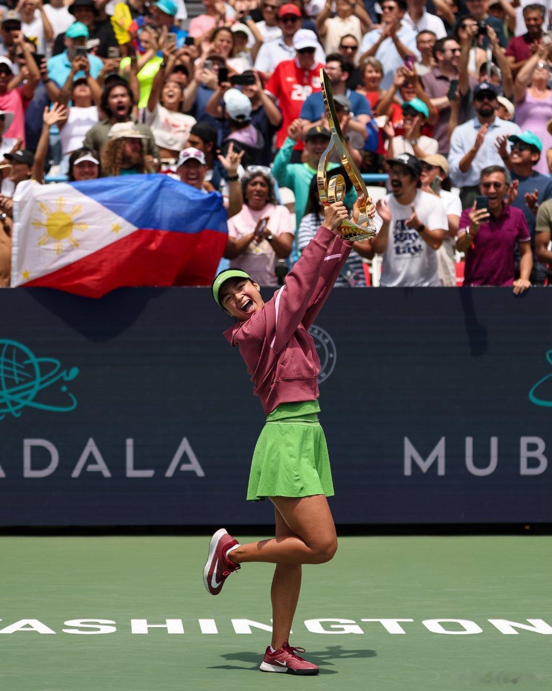 本周亚洲女单TOP10：🇰🇿2莱巴金娜🇯🇵13大坂直美🇵🇭