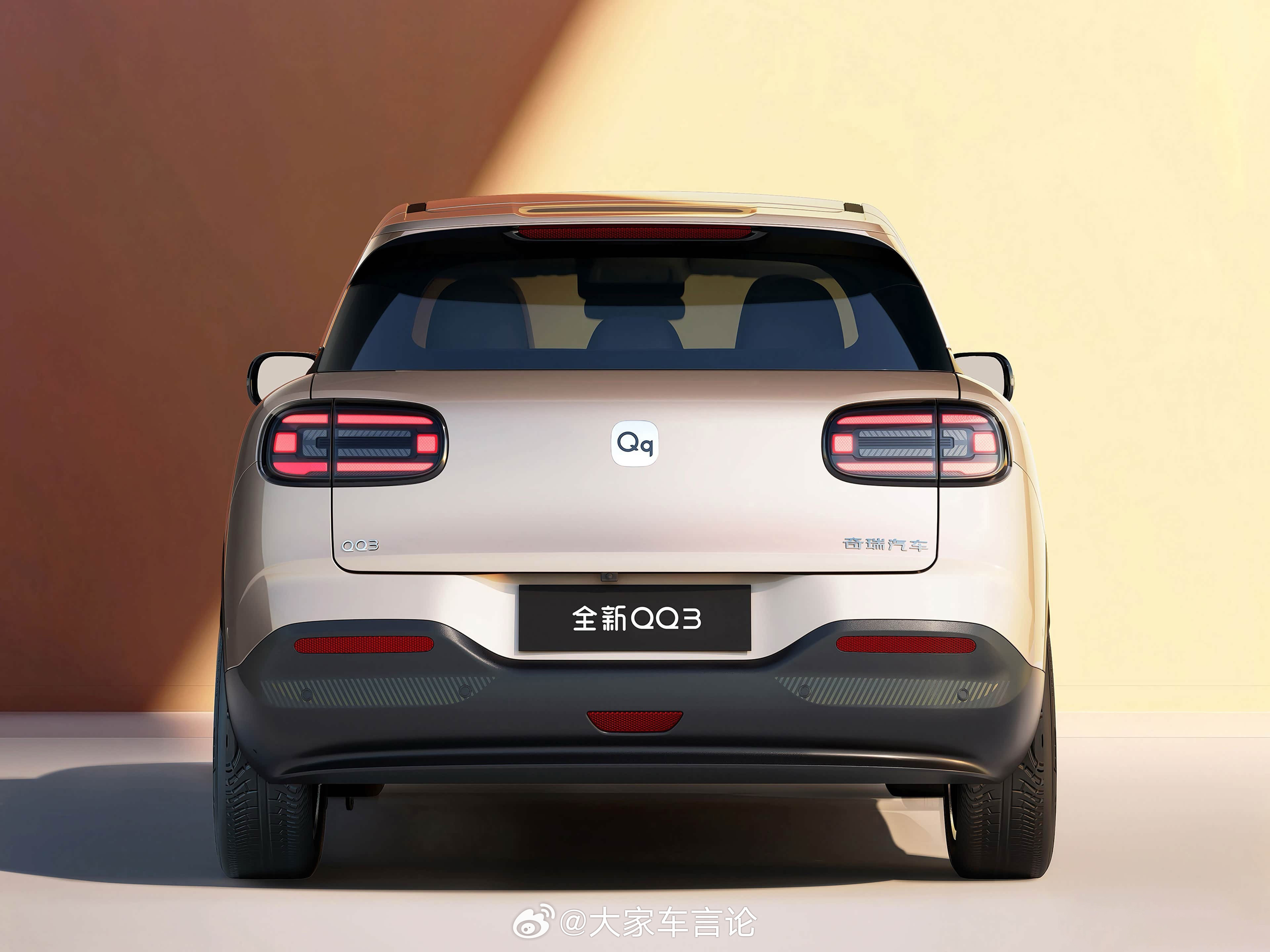 QQ回归！奇瑞QQ3正式上市，5.89万起售。作为经典IP，这次QQ3以纯电小型