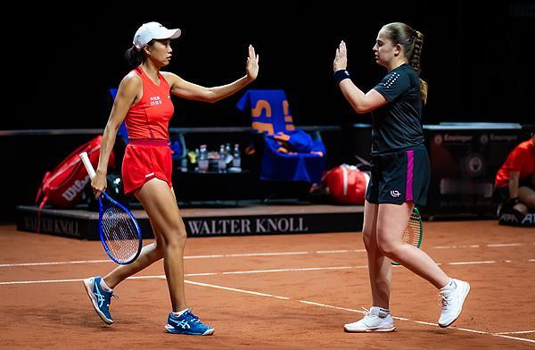 张帅换搭档照样挺进半决赛，距赛季第四冠还差两胜 北京时间4月16号晚，WT