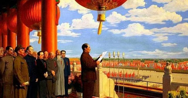 毛主席的霸气果然名不虚传，开国大典前夕，周总理问毛主席：“礼炮应当鸣几响呢？”毛