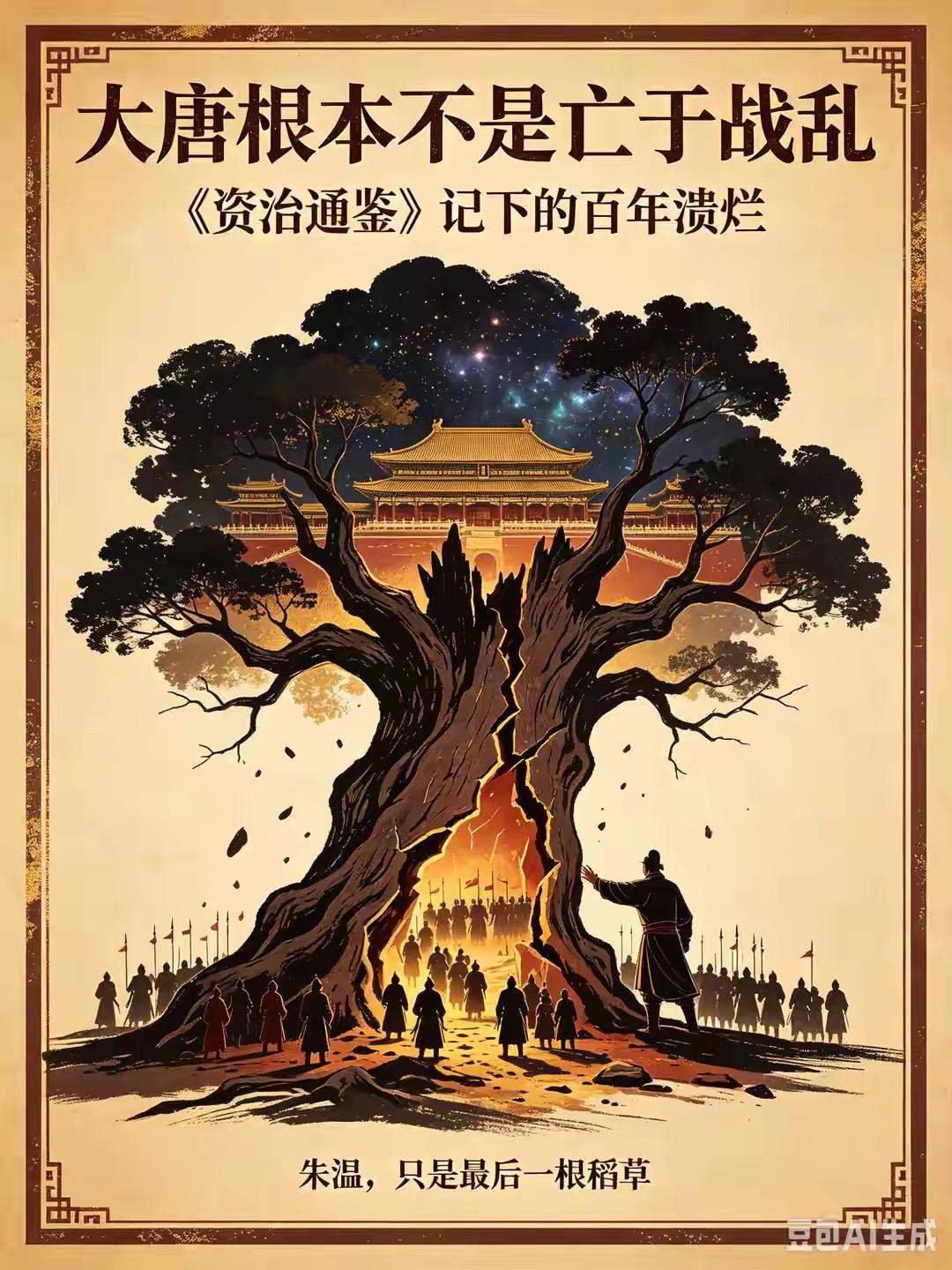 不少人误以为安史之乱后唐朝便立刻灭亡，实则安史之乱只是大唐由盛转衰的关键节点。均