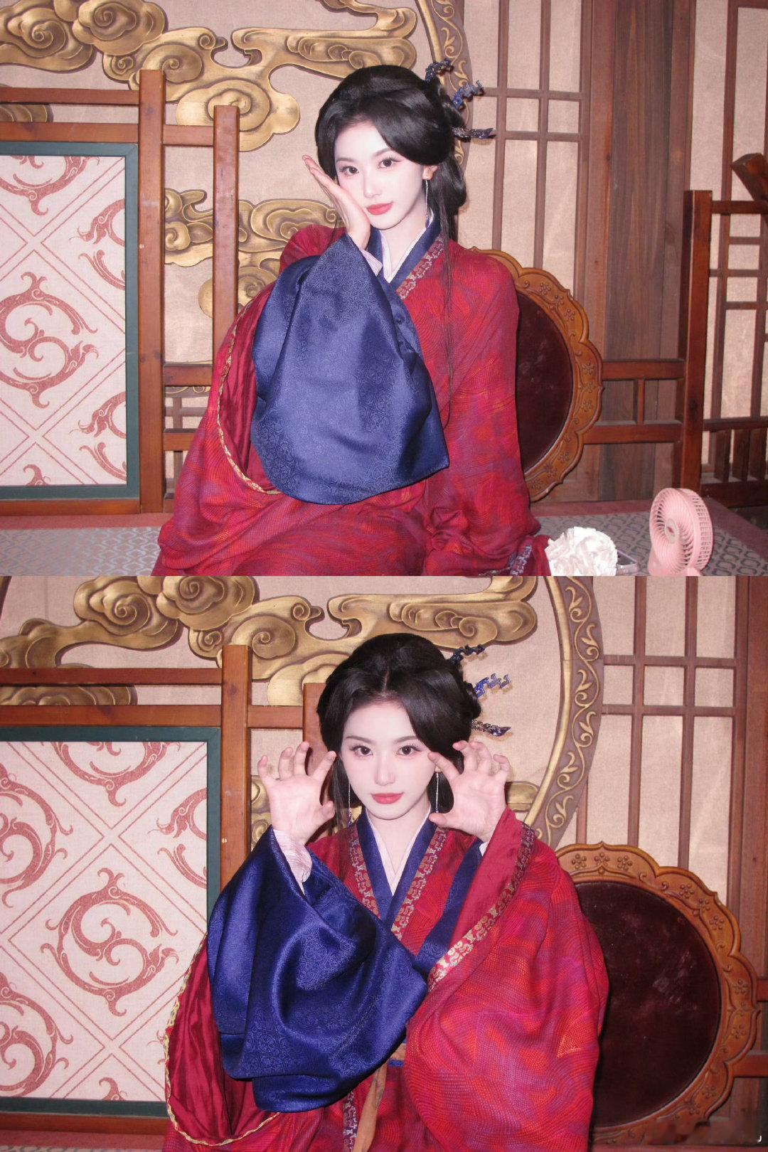 #孔雪儿天行九歌之举世无双#孔雪儿发天行九歌之举世无双杀青照啦[爱心]紫色衬得女鹅更好看了，漂亮又妩