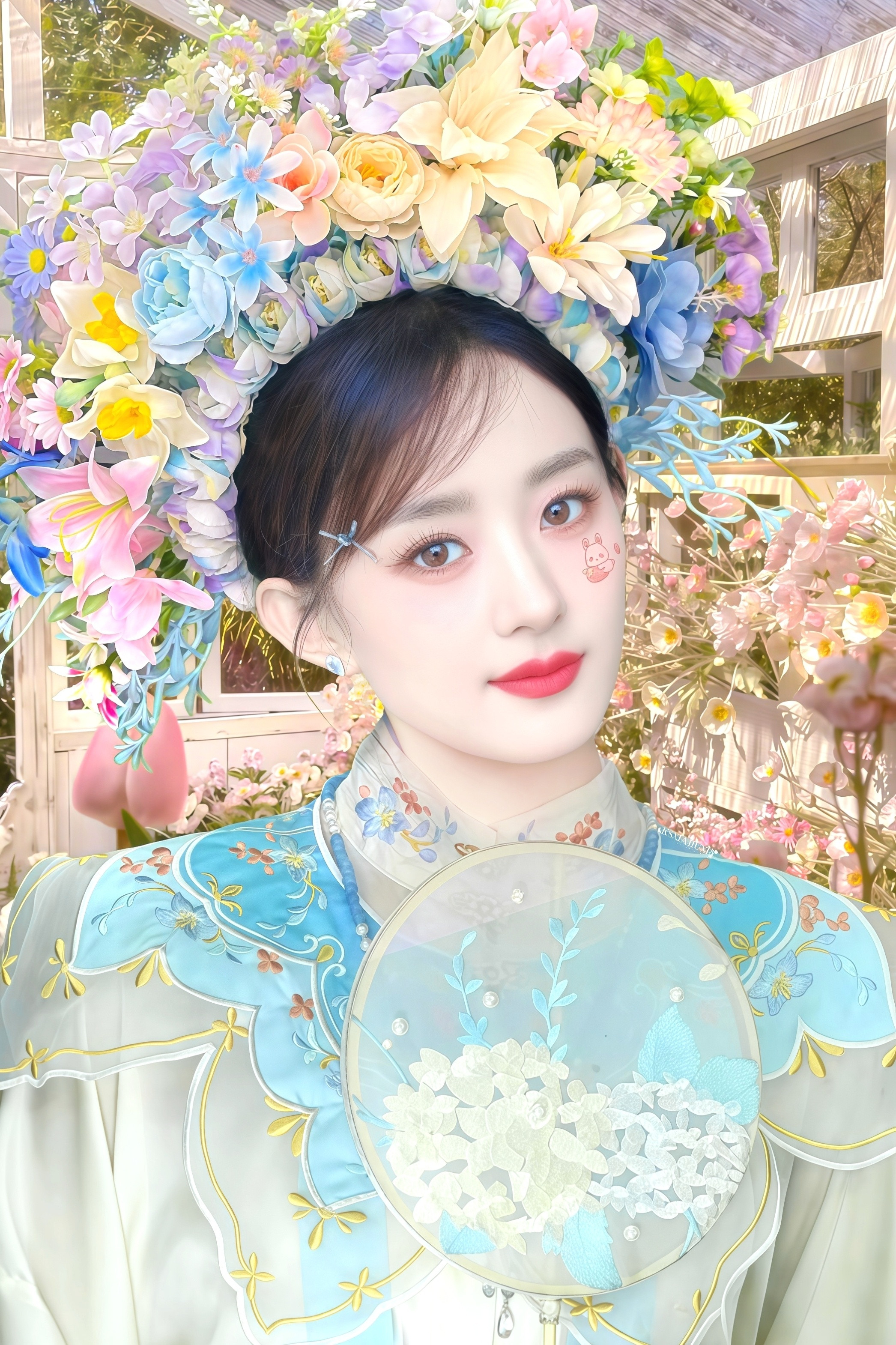 赵丽颖的簪花如此火，怎么都好看谁看了不心动💗​​​